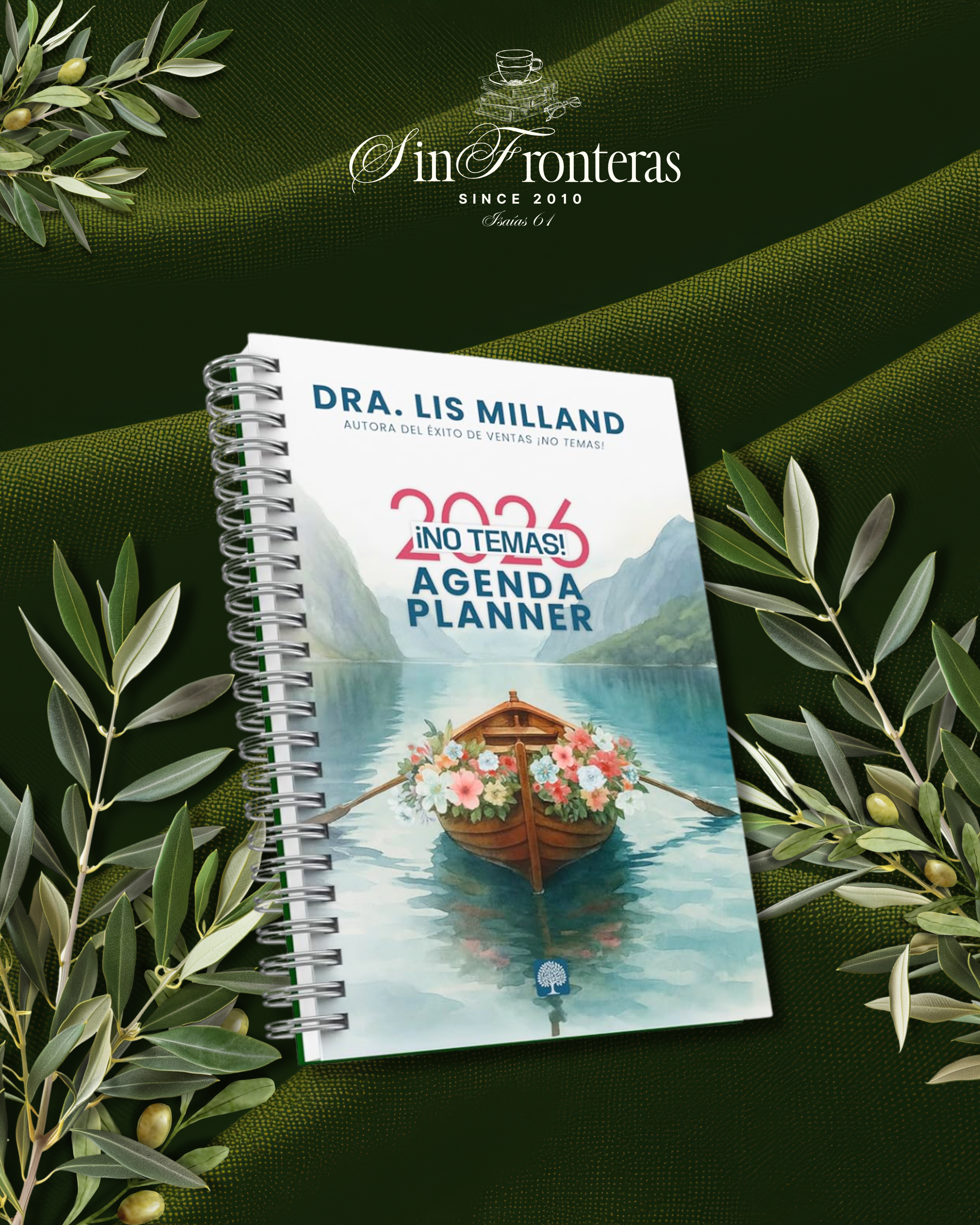 Agenda Planner 2026 ¡No Temas! Dra. Lis Milland